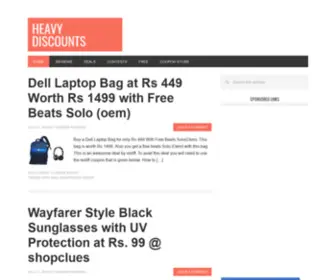 Heavydiscounts.in(Heavy Discounts) Screenshot