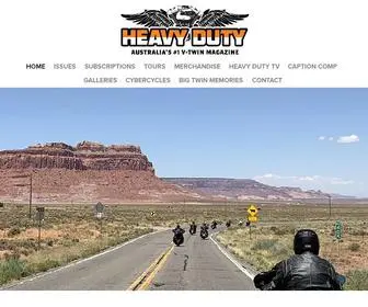 Heavyduty.com.au(HEAVY DUTY MAGAZINE) Screenshot