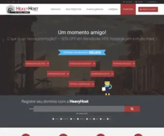 Heavyhost.com.br(Servidores DDoS Protection Windows & Linux & Games & Hospedagem de jogos Online & Cloud/VPS DDoS & VPS & Remote DDoS Protection) Screenshot