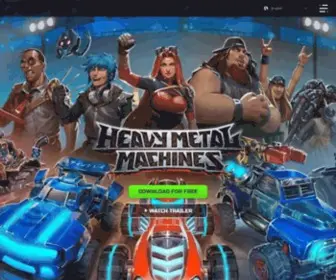 Heavymetalmachines.com(Heavy Metal Machines) Screenshot
