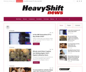 Heavyshiftnews.com(HeavyShift News) Screenshot