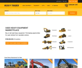 Heavytrader.ca(Used Heavy Equipment Marketplace) Screenshot
