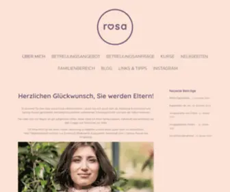 Hebamme-Rosa.de(Über Mich) Screenshot