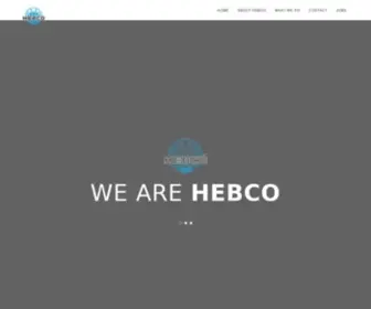 Hebco.com(Technical Writing) Screenshot