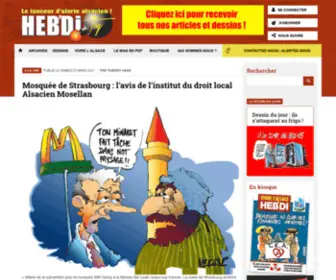 Hebdi.com(Le lanceur d'alerte Alsacien) Screenshot