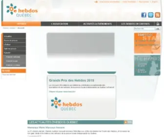 Hebdos.com(Hebdos Québec) Screenshot