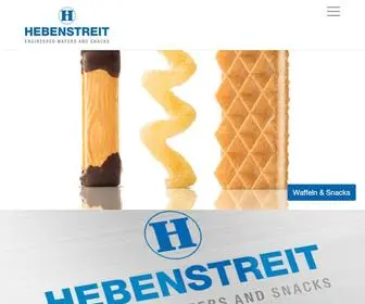 Hebenstreit.de(Vollautomatische Produktionsanlagen für Flach) Screenshot