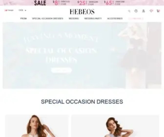 Hebeos.ca(Prom Dresses) Screenshot
