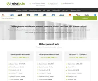 Heberfacile.net(Hébergement web Maroc) Screenshot