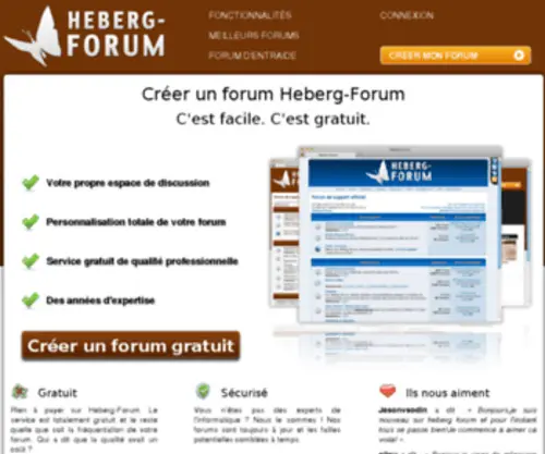 Heberg-Forum.fr(Heberg Forum) Screenshot