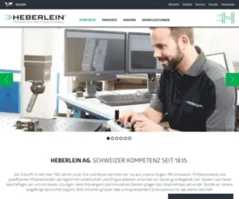 Heberlein.com(Startseite) Screenshot