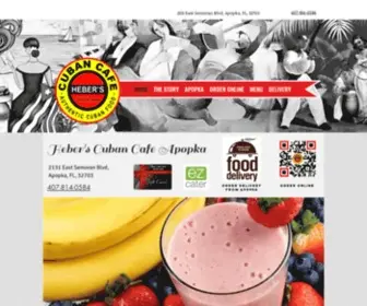 Heberscubancafe.com(Hebers Cuban Cafe Apopka) Screenshot