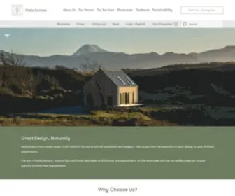 Hebhomes.com(Architect Designed Kit Houses) Screenshot