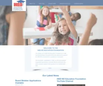 Hebisdedfoundation.org(The HEB ISD Education Foundation is a 501(c)) Screenshot