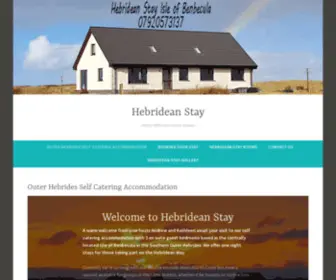 Hebrideanstay.co.uk(Outer Hebrides Self Catering Accommodation) Screenshot