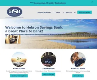 Hebronsavingsbank.com(›) Screenshot