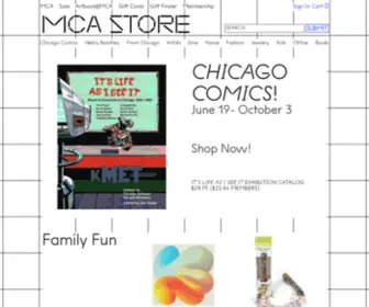 HebrubrantleyxmcaStore.org(MCA Chicago Store Launch store) Screenshot