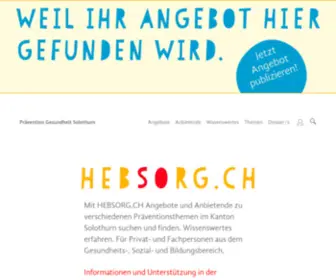 Hebsorg.ch(hebsorg) Screenshot