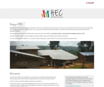 Hec-Burundi.org(('HEC')) Screenshot