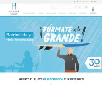 Hecansa.com(Hoteles Escuela de Canarias) Screenshot