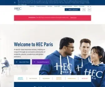 Hec.edu(HEC Paris) Screenshot