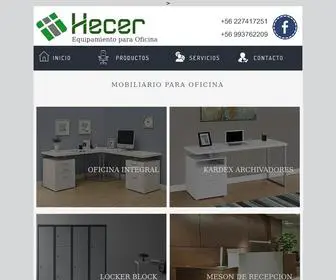 Hecer.cl(Mobiliario para Oficina) Screenshot