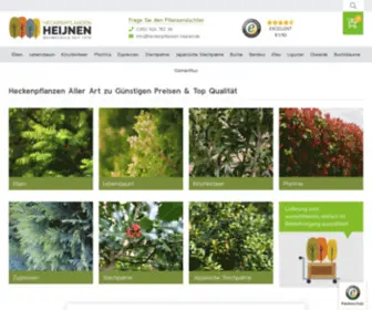 Heckenpflanzen-HeijNen.de(Heckenpflanzen Aller Art zu Günstigen Preisen & Top Qualität) Screenshot