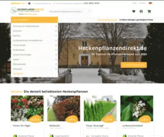Heckenpflanzendirekt.de(Heckenpflanzen online kaufen) Screenshot