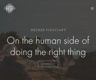 Heckerfiduciary.com(Hecker Fiduciary) Screenshot