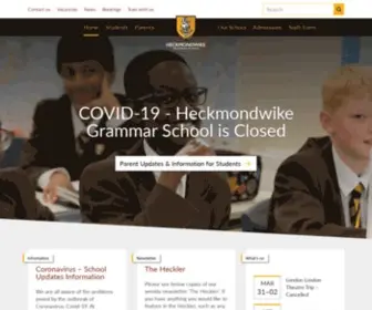 Heckgrammar.co.uk(Heckmondwike Grammar School) Screenshot