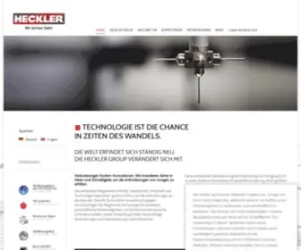 Heckler.de(We form steel) Screenshot