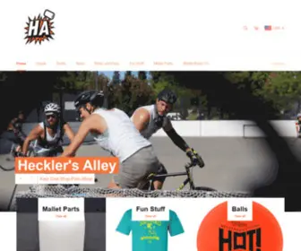 Hecklersalley.com(Heckler's Alley) Screenshot