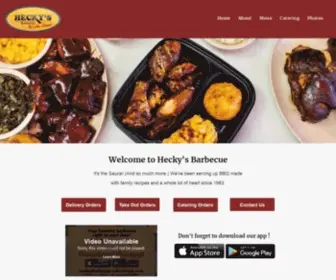 Heckys.com(Hecky's Barbecue) Screenshot