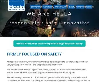 Heclagreenscreek.com(Hecla Greens Creek) Screenshot