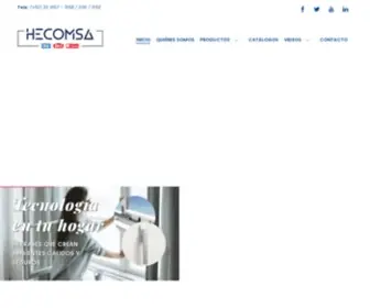 Hecomsa.com.mx(Herrajes para la Construcción Moderna) Screenshot