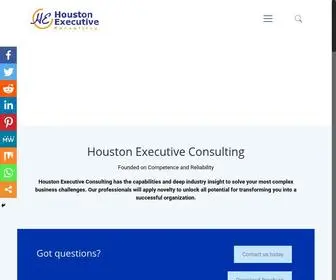 Heconsulting.us(Houston Executive Consulting) Screenshot