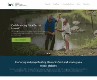 Hec.org(Hawaii Executive Collaborative) Screenshot