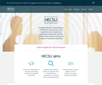 Hecsu.ac.uk(The Higher Education Careers Services Unit (HECSU)) Screenshot
