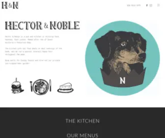 Hectorandnoble.com(A Traditional Hackney Pub) Screenshot