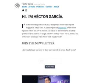 Hectorgarcia.org(Héctor García) Screenshot