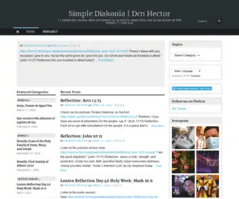 Hectorortiz.com(Simple Diakonia) Screenshot