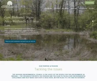 Hecweb.org(Hoosier Environmental Council) Screenshot