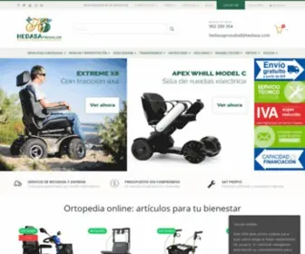 Hedasa.com(Accesorios y material de ortopedia) Screenshot