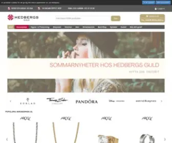 Hedbergsguld.se(Smycken från Hedbergs Guld) Screenshot