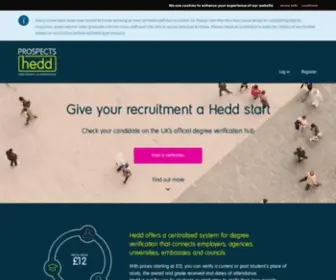 Hedd.ac.uk(Higher Education Degree Datacheck) Screenshot