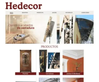 Hedecor.com(Puerta Metálica) Screenshot