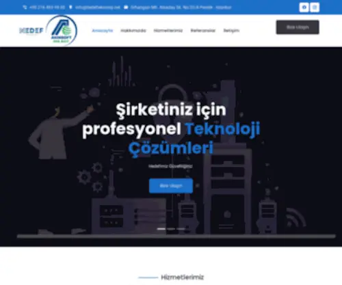 Hedefteknoloji.net(Hedef Teknoloji) Screenshot