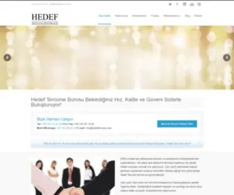 Hedeftercume.com(Profesyonel Tercüme Hizmetleri) Screenshot