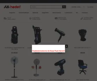 Hedefyapimarket.com.tr(Hedef Yap) Screenshot