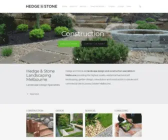 Hedgeandstone.com.au(Landscaping Melbourne) Screenshot